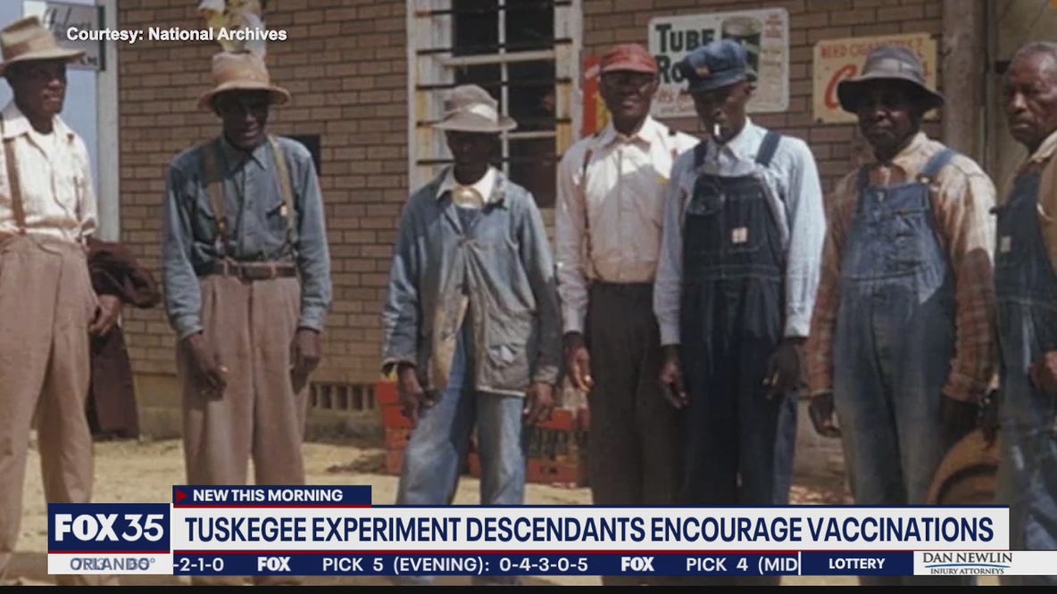 Tuskegee experiment descendants encourage vaccinations